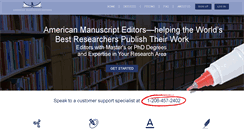 Desktop Screenshot of americanmanuscripteditors.com